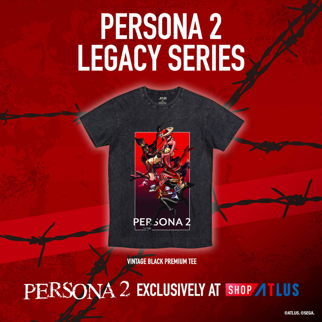 BACK-ORDER] Persona Legacy Series – Persona 2: Innocent Sin Tee
