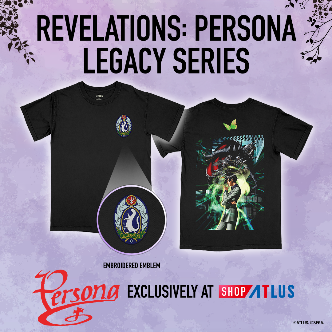 PRE-ORDER] Persona Legacy Series – Revelations: Persona Tee – SHOP