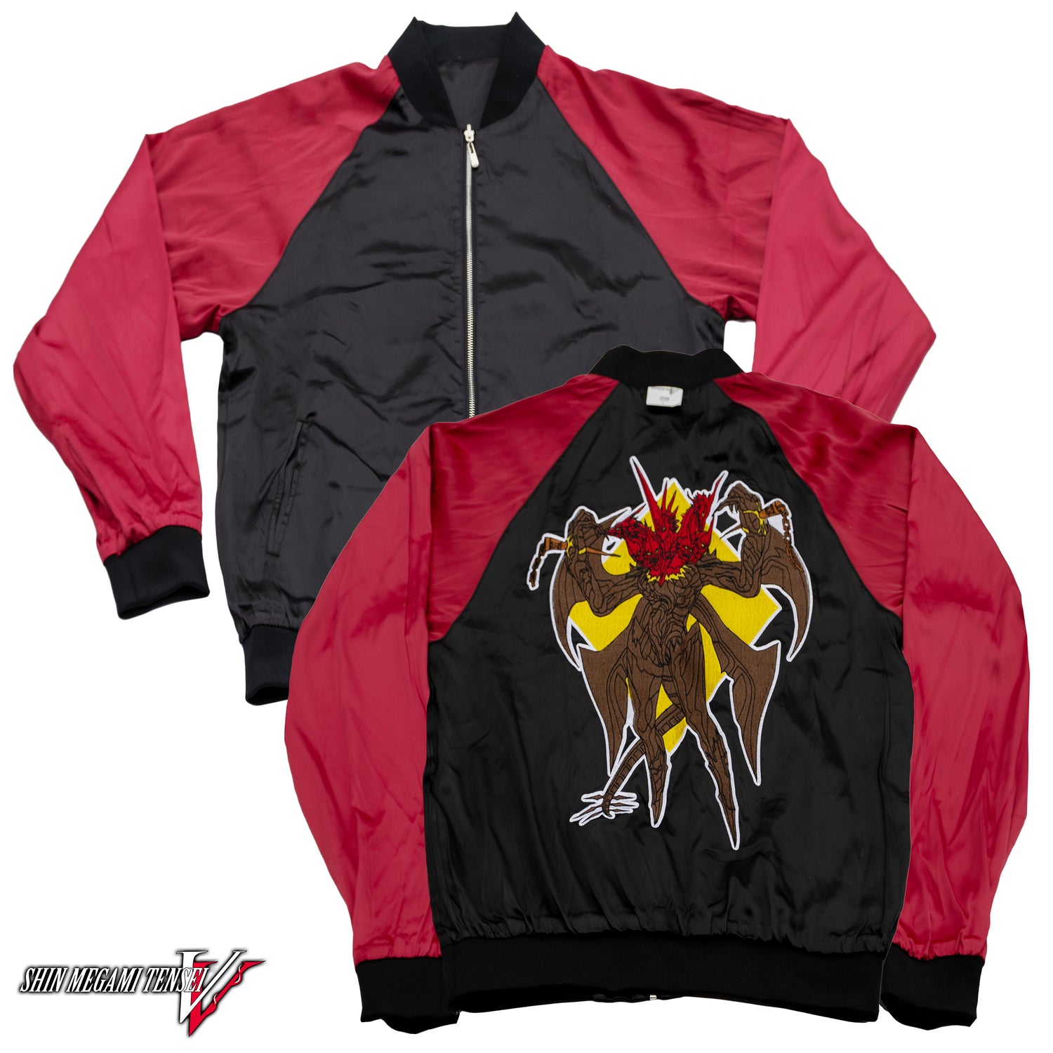 Shin Megami Tensei V Vengeance: Chaos vs Law Reversible Bomber Jacket