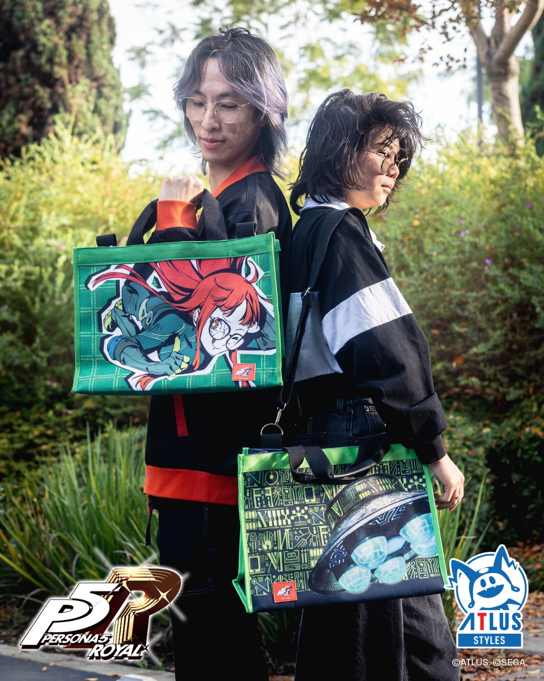 [PRE-ORDER] Persona 5 Royal: Multipurpose Structured Canvas Tote Bag - Necronomicon