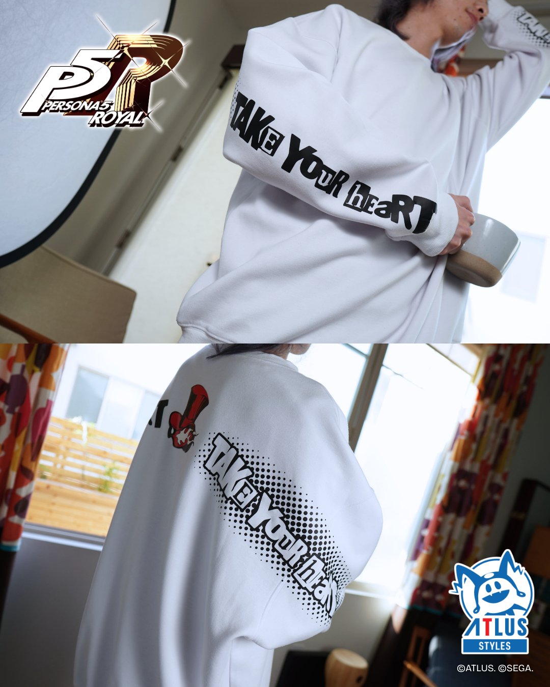 [PRE-ORDER] Persona 5 Royal: "Take Your Heart" Premium Oversized Sweatshirt