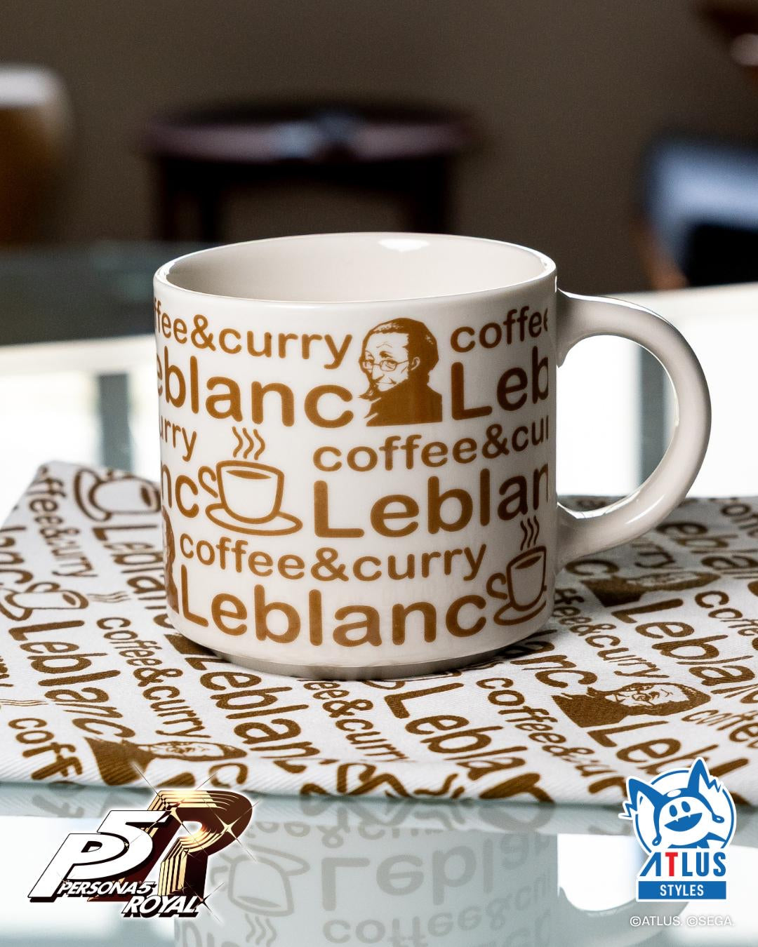 [PRE-ORDER] Persona 5 Royal: Coffee & Curry Leblanc Tableware Set – Monogram Pattern