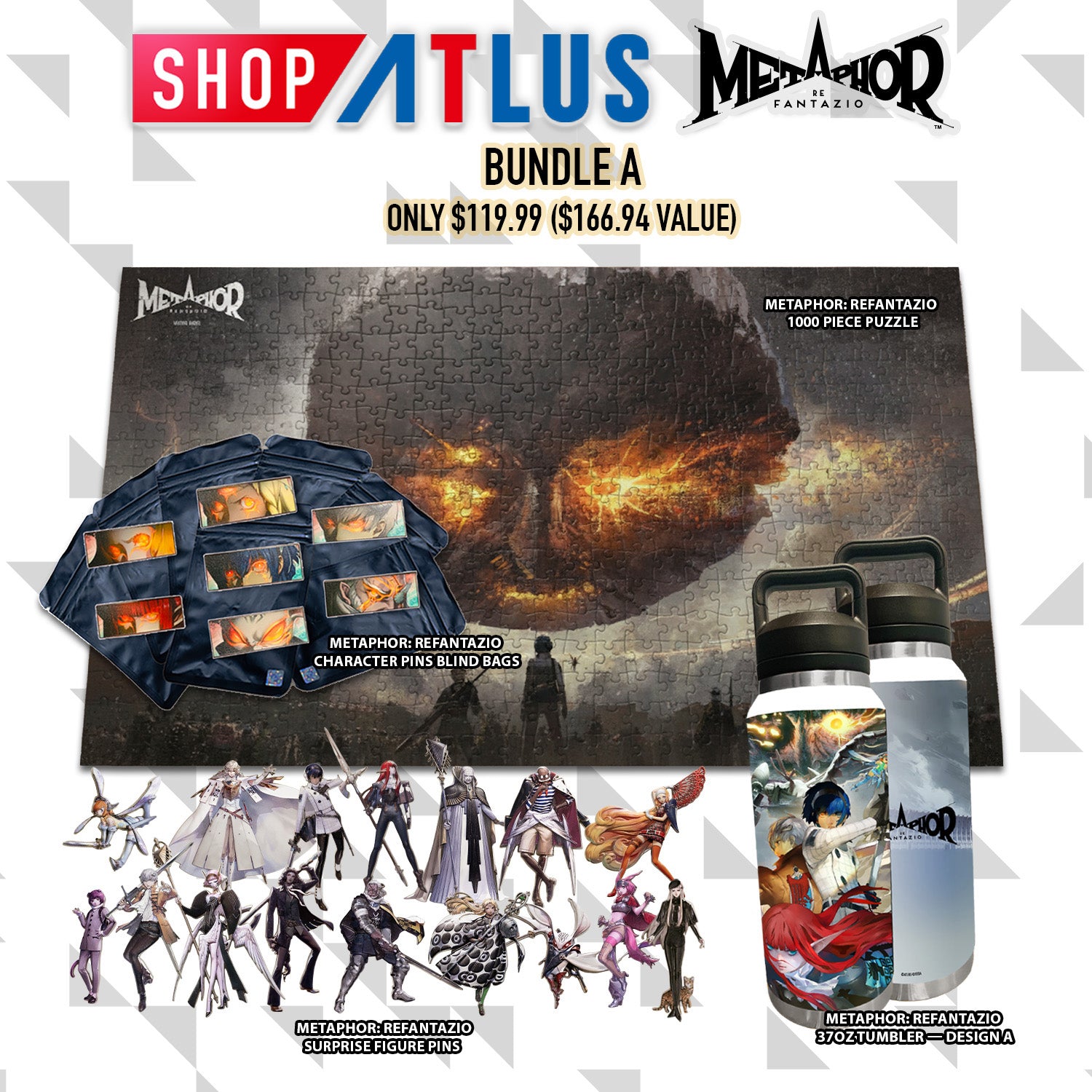 SHOP ATLUS x ANIME IMPULSE: Metaphor: ReFantazio Bundles