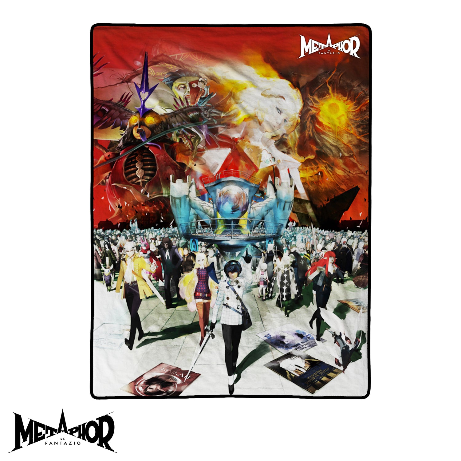 [PRE-ORDER] Metaphor: ReFantazio – 60" x 80" Premium Fleece Blanket