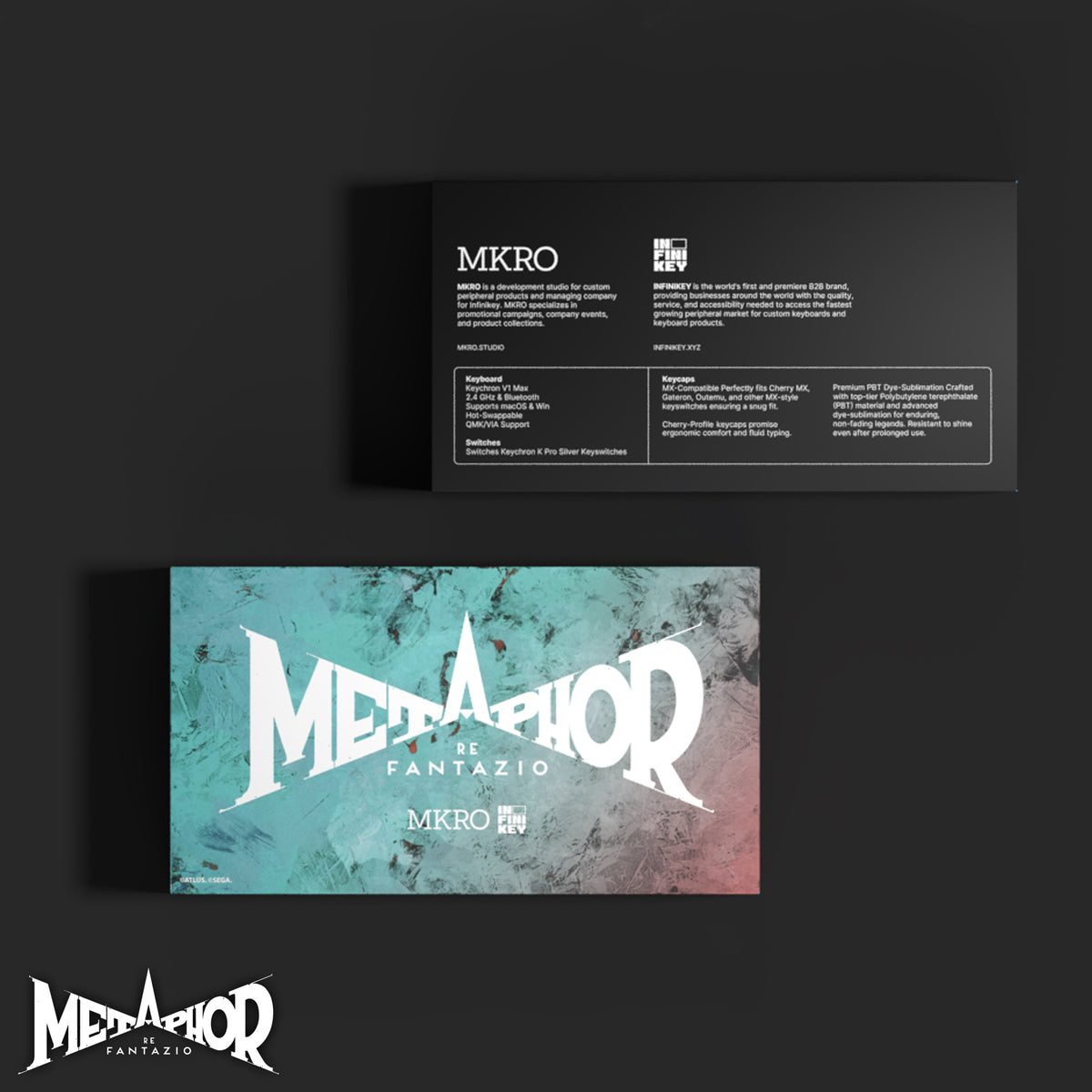 [PRE-ORDER] Metaphor: ReFantazio Premium Collector Mechanical Keyboard, Novelty Keycaps, and Deskmat