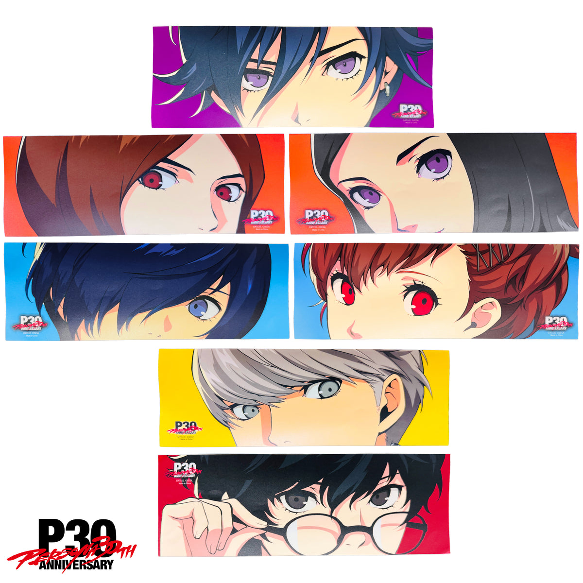 [Pre-Order] Persona 30th Anniversary: Deluxe Protagonist Removable Vinyl Decal