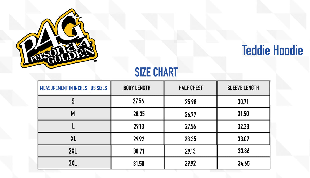 [PRE-ORDER] Persona 4 Golden: Teddie All-Occasion Bear-Ear Hoodie