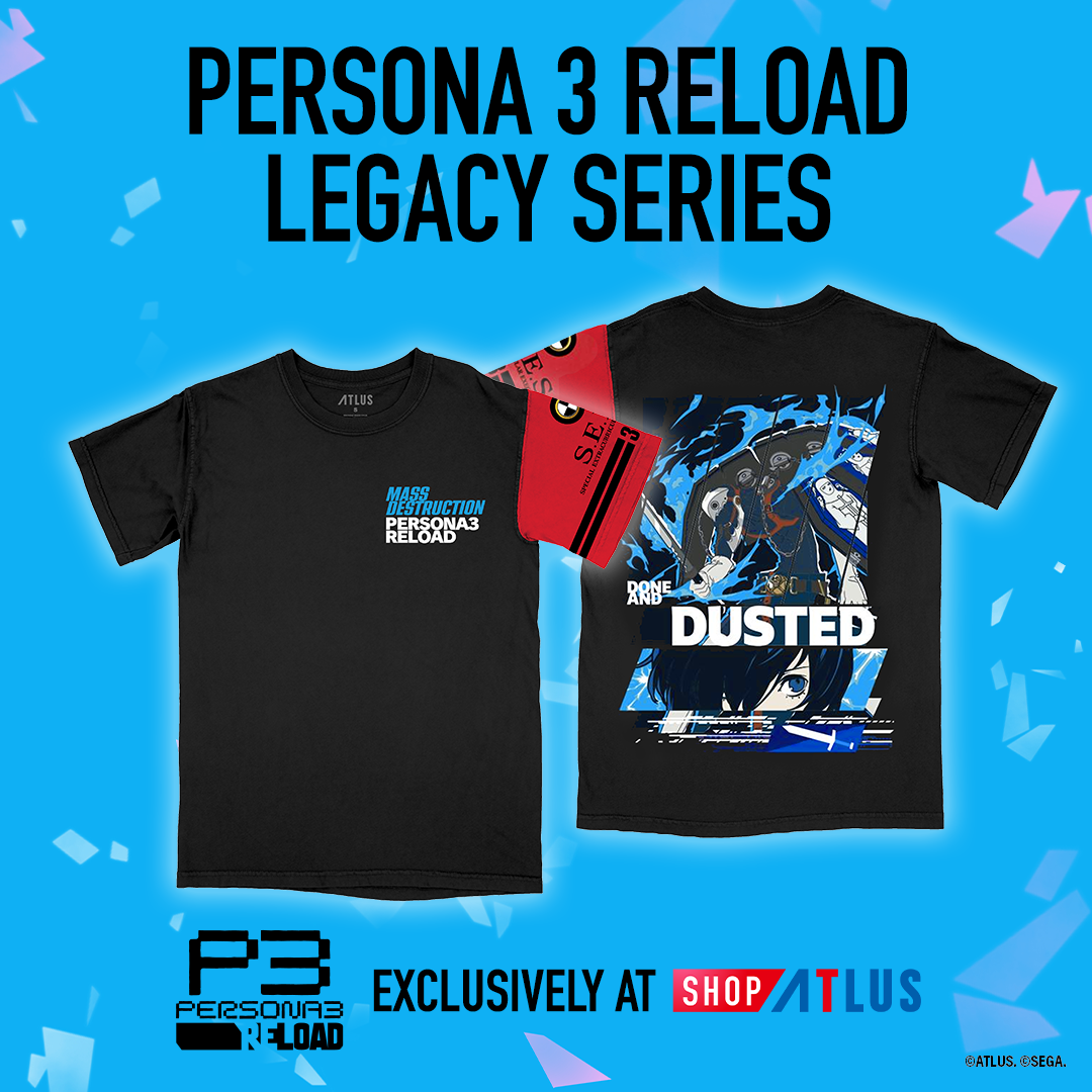 [BACK-ORDER] Persona Legacy Series – Persona 3 Reload Tee