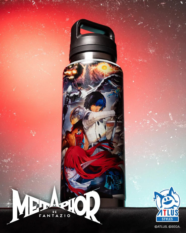 [PRE-ORDER] Metaphor: ReFantazio –  Double-Wall Stainless Steel Tumbler 37 oz.