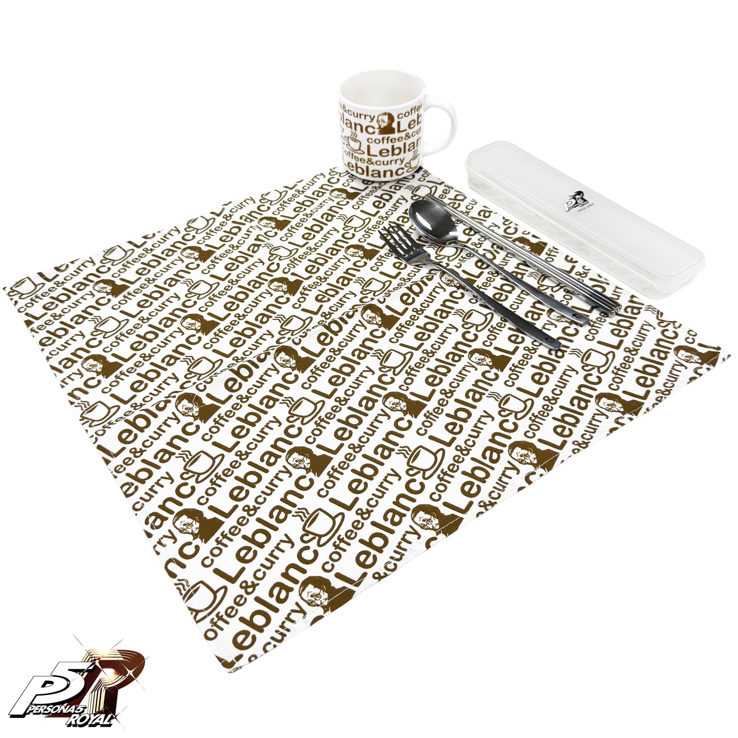 [PRE-ORDER] Persona 5 Royal: Coffee & Curry Leblanc Tableware Set – Monogram Pattern