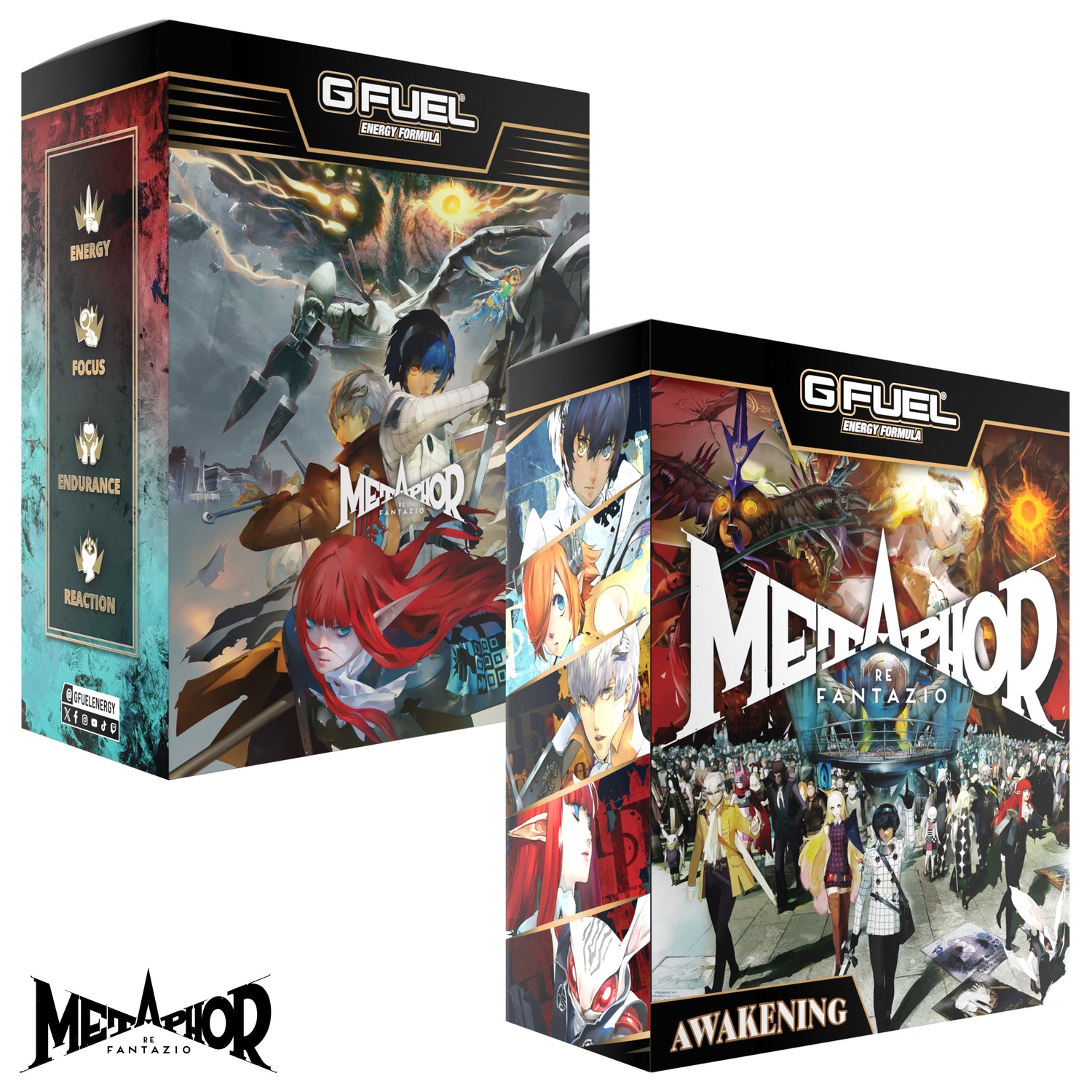 Metaphor: ReFantazio –  Awakening Collector's Box | GFUEL Peach Raspberry