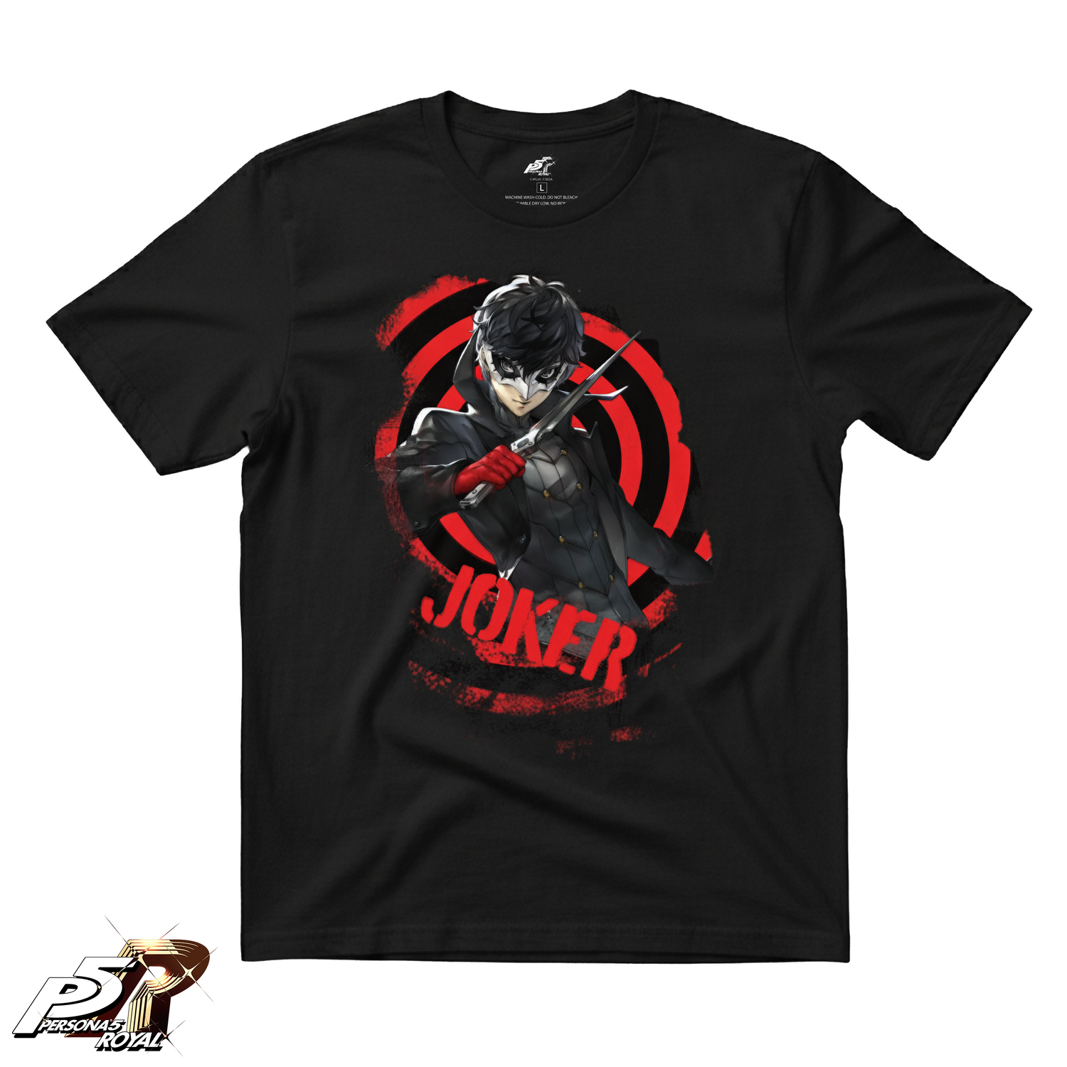 [PRE-ORDER] Persona 5 Royal: Joker Phantom Thief Black Graphic Tee
