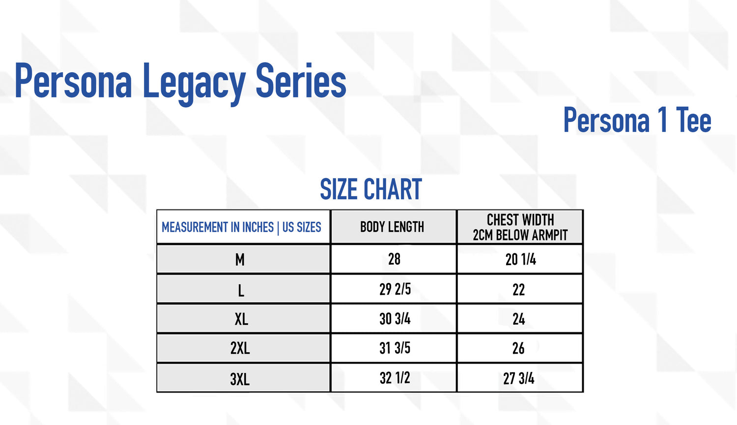 Persona Legacy Series – Persona 1 Tee