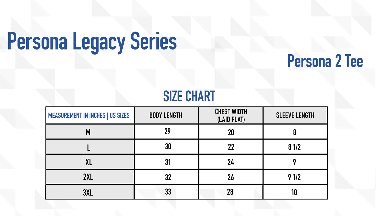 Persona Legacy Series – Persona 2 Tee