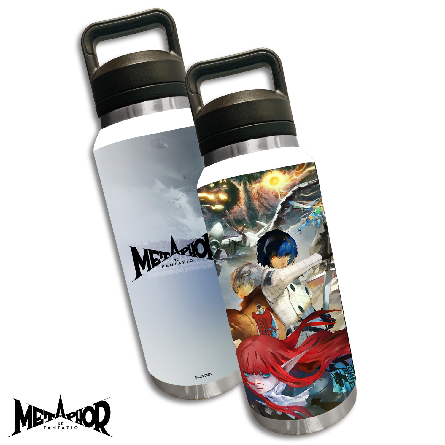 [PRE-ORDER] Metaphor: ReFantazio –  Double-Wall Stainless Steel Tumbler 37 oz.
