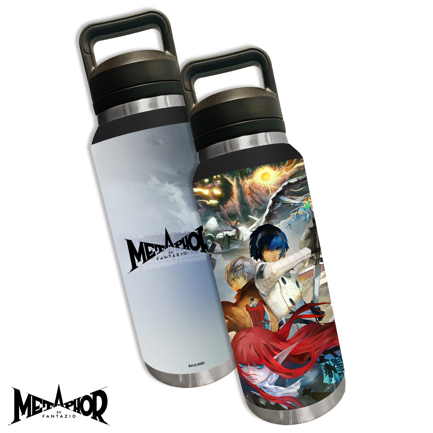 [PRE-ORDER] Metaphor: ReFantazio –  Double-Wall Stainless Steel Tumbler 37 oz.