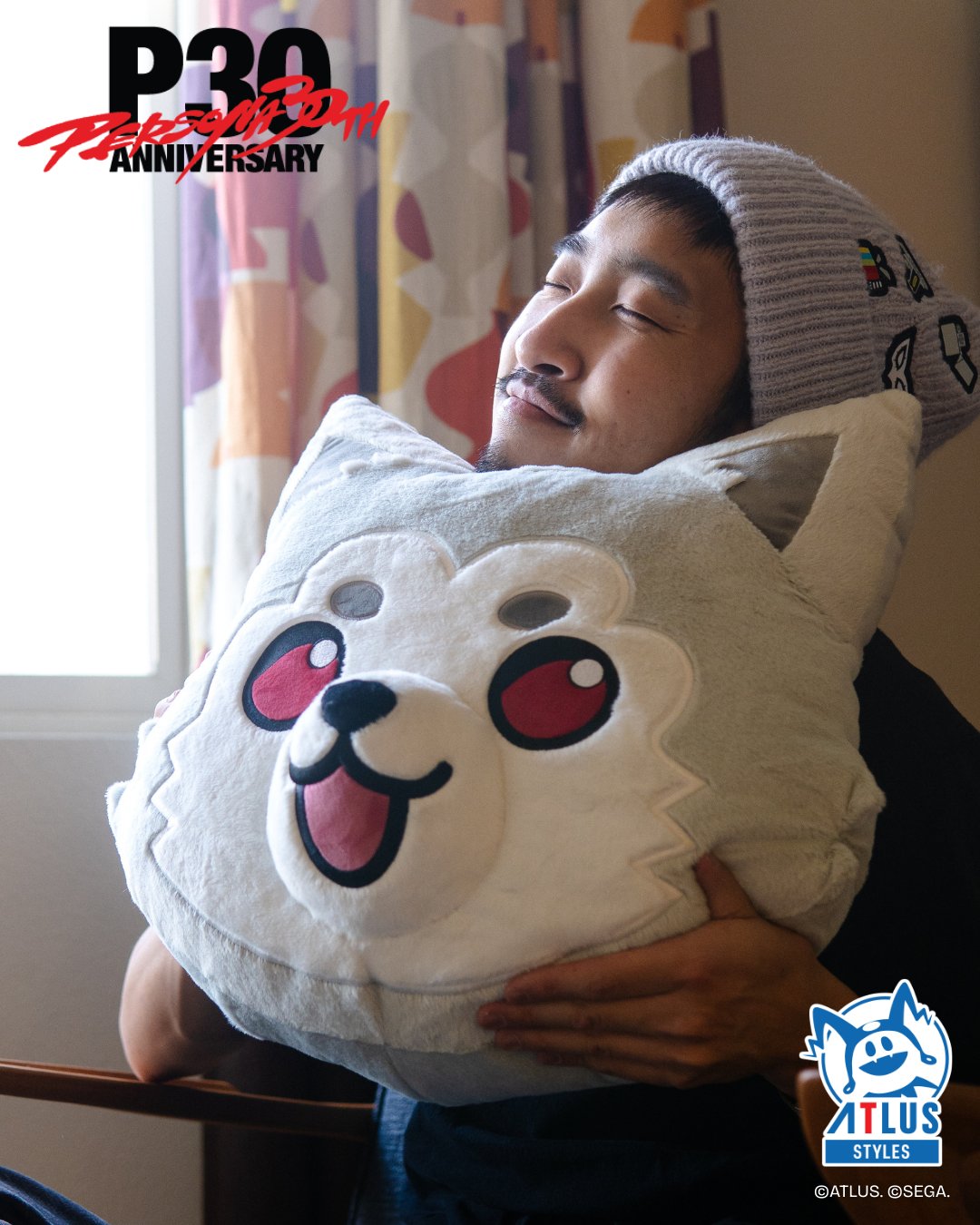 [PRE-ORDER] Persona 30th Anniversary: Mascot Throw Pillow - Koromaru