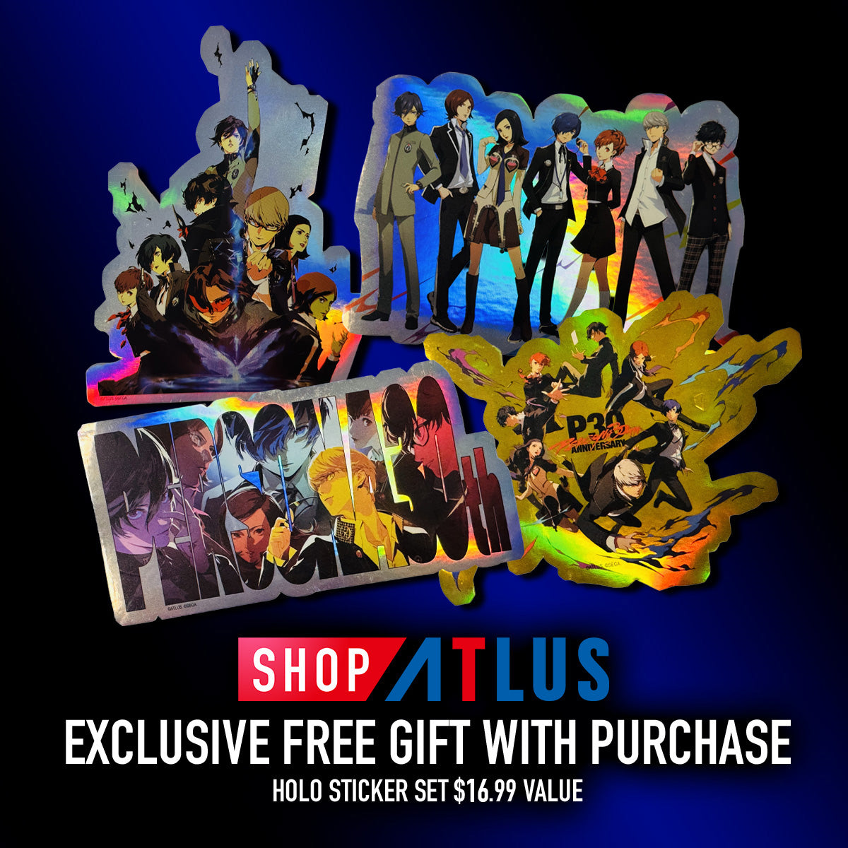 [PRE-ORDER] Persona Tarot Deck Collection + FREE Persona 30th Anniversary Sticker Pack