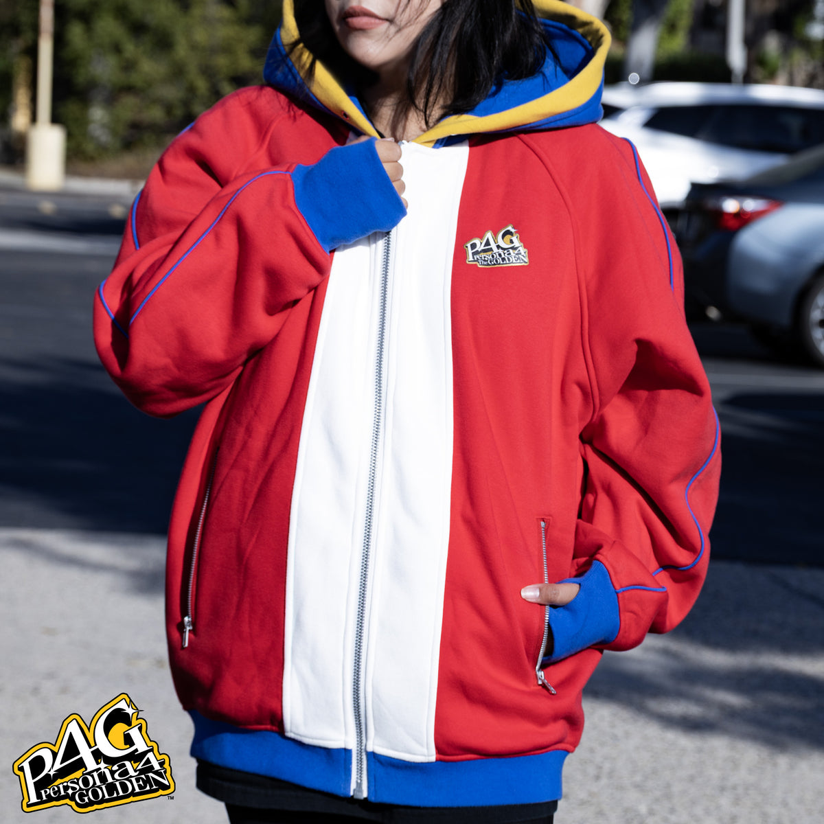 [PRE-ORDER] Persona 4 Golden: Teddie All-Occasion Bear-Ear Hoodie