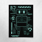 BJ Blueprint Poster
